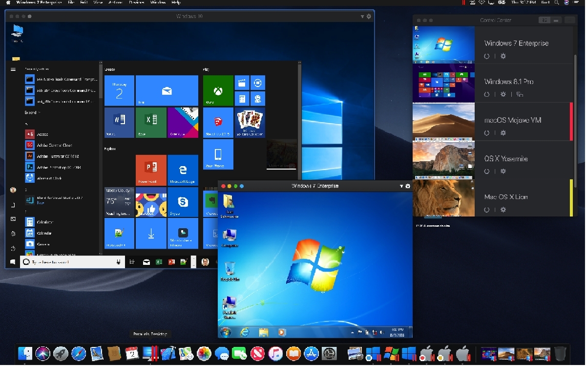 windows virtual pc for mac